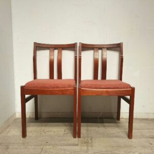 希少　70’ｓ　ヴィンテージ　チーク　チェア　2脚セット　メンテ済