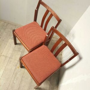 希少　70’ｓ　ヴィンテージ　チーク　チェア　2脚セット　メンテ済