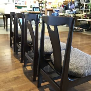 ロータイプ 伸長式ダイニングセット 4脚セット
