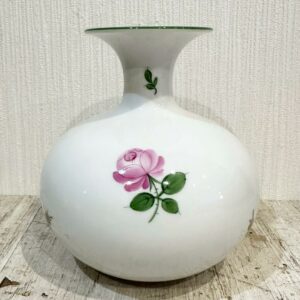 【3点】Augarten ウィンナーローズ フラワーベース キャンドルスタンド