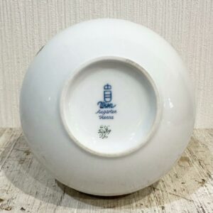 【3点】Augarten ウィンナーローズ フラワーベース キャンドルスタンド