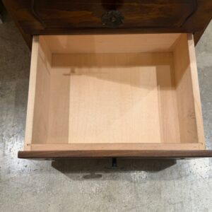 コロニアル 電話台 引き出し FAX台 4段チェスト