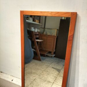 アンティーク スタンドミラー 　姿見　天然木
