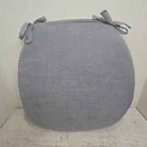【4個セット】 新品 大判 バテイ クッション 青 紐付き