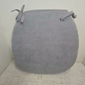 【4個セット】 新品 大判 バテイ クッション 青 紐付き